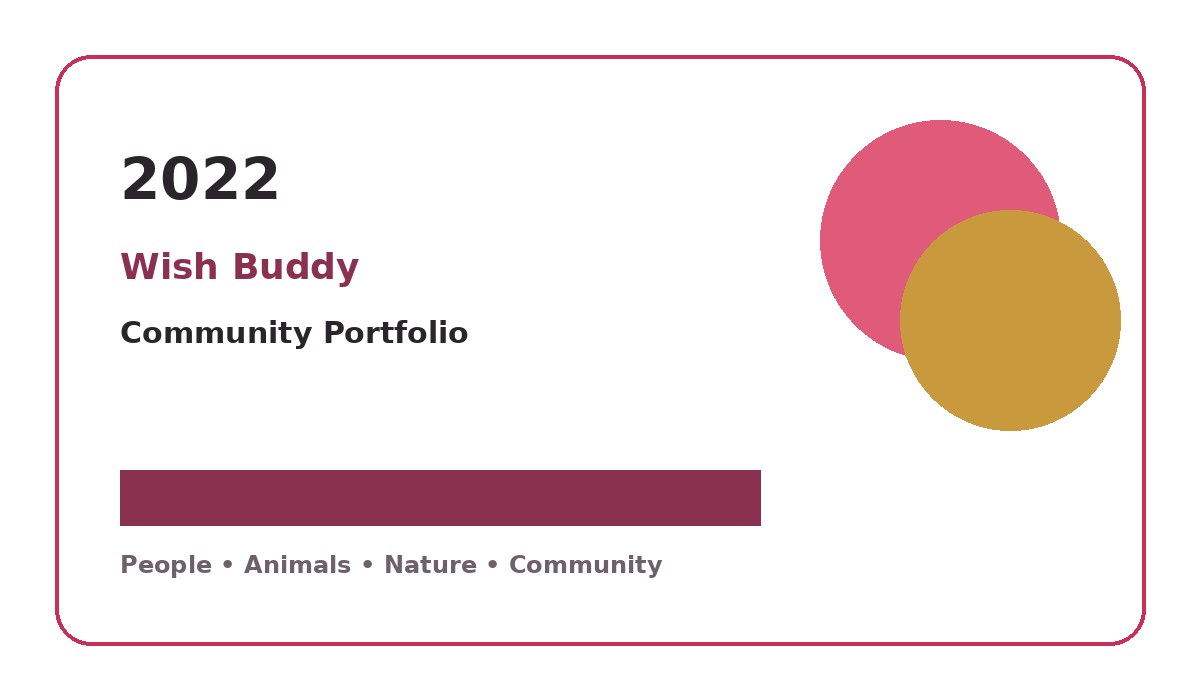 Wish Buddy portfolio archive 2022