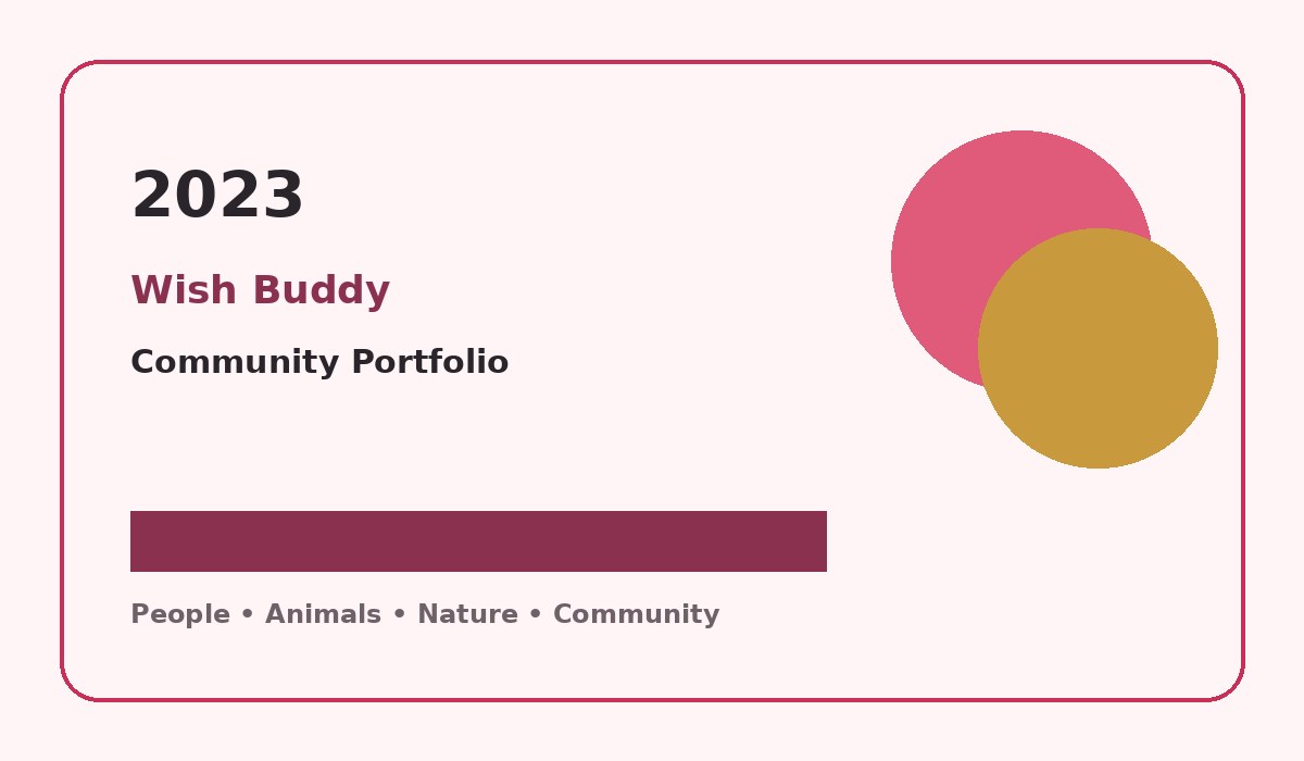 Wish Buddy portfolio archive 2023